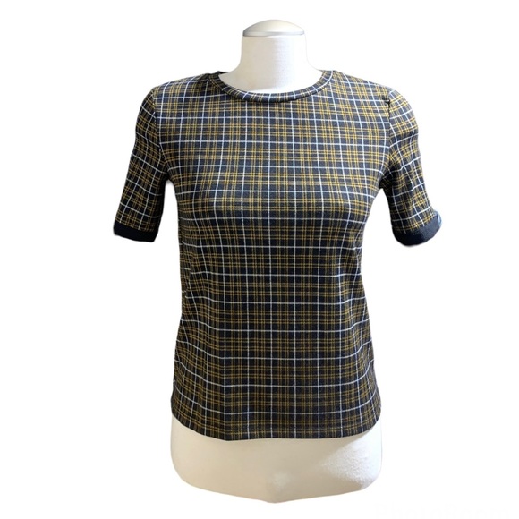 Zara Tartan Plaid Shirt Size Small - Picture 3 of 9
